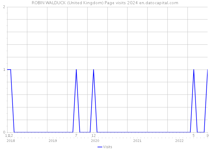 ROBIN WALDUCK (United Kingdom) Page visits 2024 