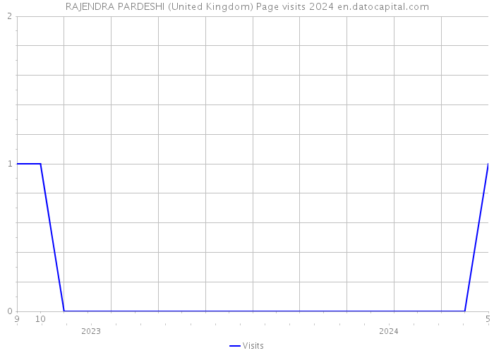 RAJENDRA PARDESHI (United Kingdom) Page visits 2024 