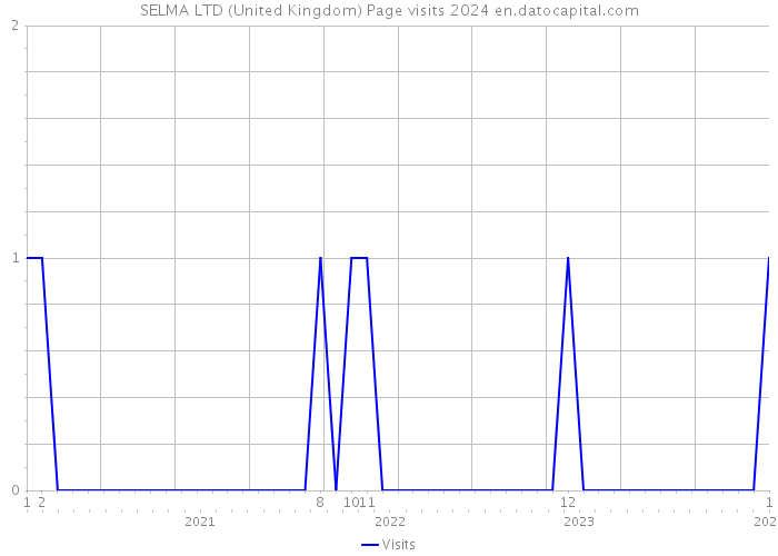 SELMA LTD (United Kingdom) Page visits 2024 