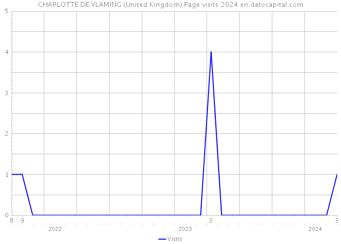 CHARLOTTE DE VLAMING (United Kingdom) Page visits 2024 