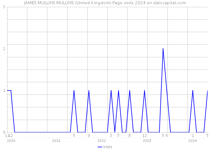JAMES MULLINS MULLINS (United Kingdom) Page visits 2024 