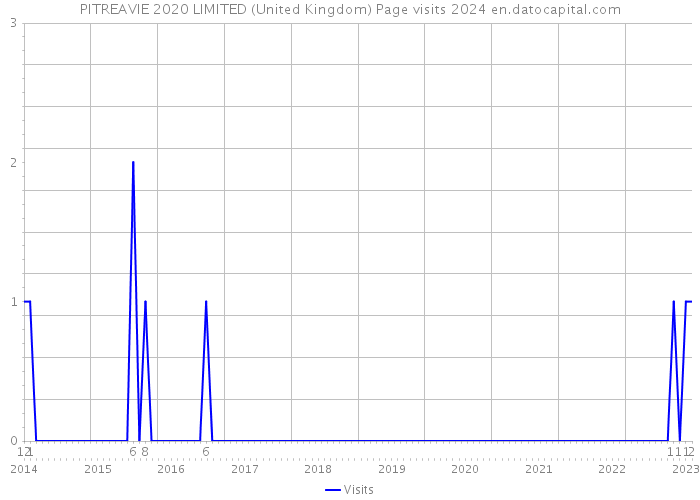PITREAVIE 2020 LIMITED (United Kingdom) Page visits 2024 
