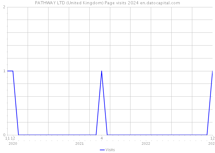 PATHWAY LTD (United Kingdom) Page visits 2024 