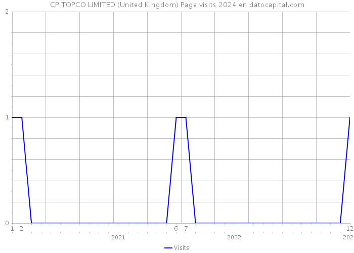 CP TOPCO LIMITED (United Kingdom) Page visits 2024 