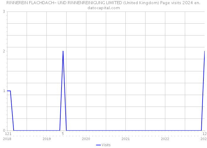 RINNEREIN FLACHDACH- UND RINNENREINIGUNG LIMITED (United Kingdom) Page visits 2024 