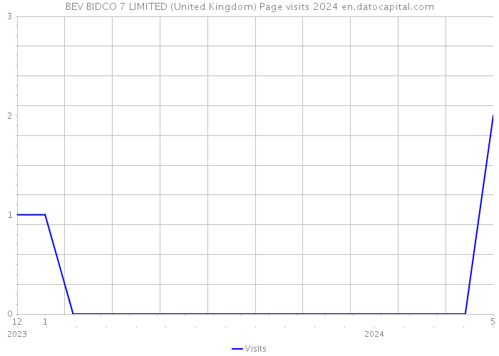 BEV BIDCO 7 LIMITED (United Kingdom) Page visits 2024 