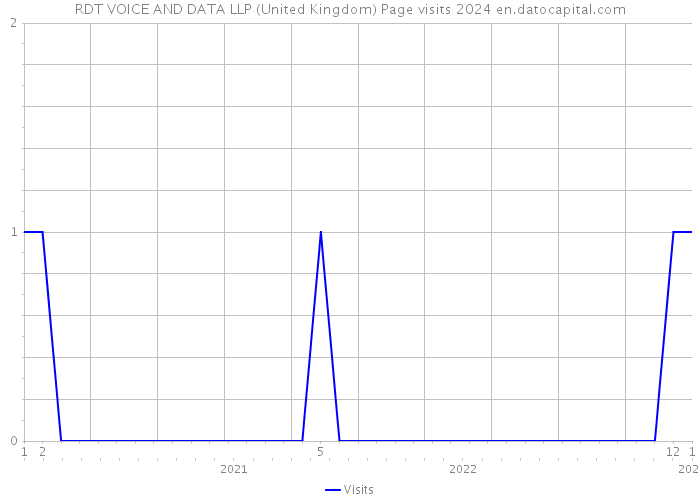 RDT VOICE AND DATA LLP (United Kingdom) Page visits 2024 