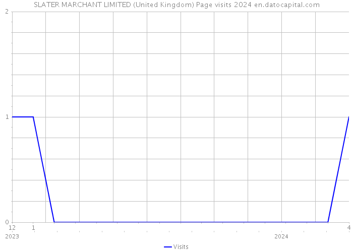 SLATER MARCHANT LIMITED (United Kingdom) Page visits 2024 