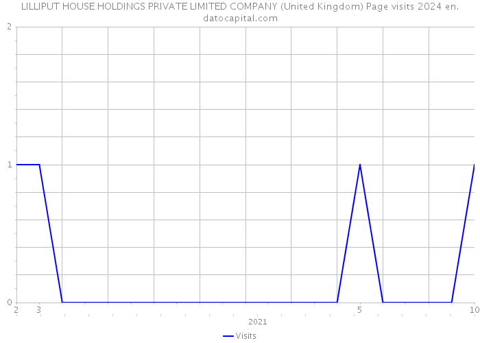 LILLIPUT HOUSE HOLDINGS PRIVATE LIMITED COMPANY (United Kingdom) Page visits 2024 