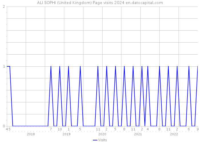 ALI SOPHI (United Kingdom) Page visits 2024 