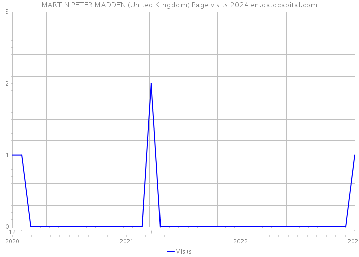MARTIN PETER MADDEN (United Kingdom) Page visits 2024 