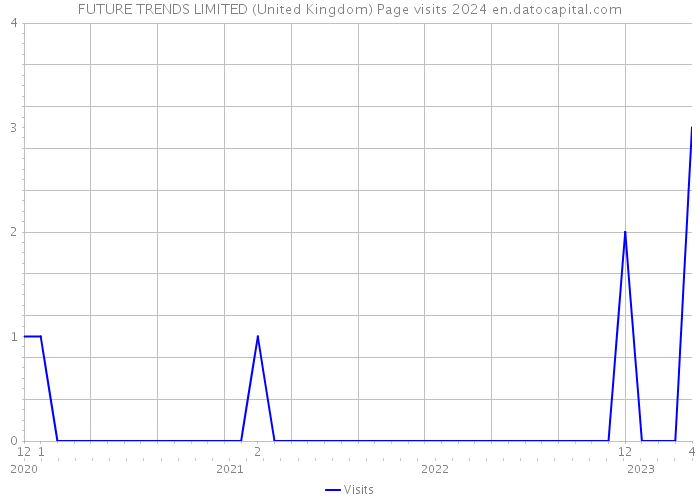 FUTURE TRENDS LIMITED (United Kingdom) Page visits 2024 