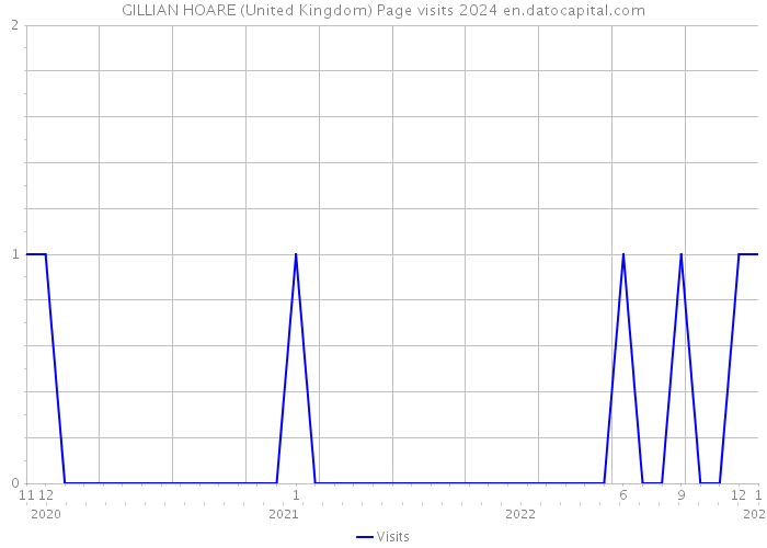 GILLIAN HOARE (United Kingdom) Page visits 2024 