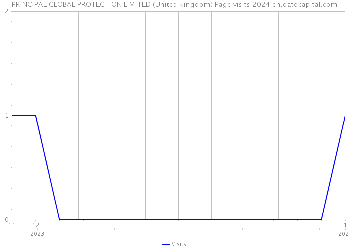 PRINCIPAL GLOBAL PROTECTION LIMITED (United Kingdom) Page visits 2024 