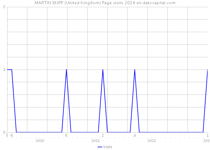 MARTIN SKIPP (United Kingdom) Page visits 2024 