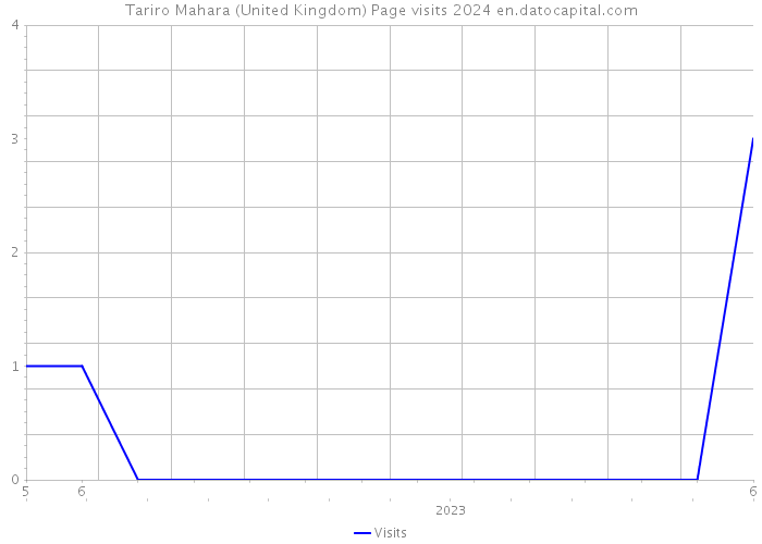 Tariro Mahara (United Kingdom) Page visits 2024 