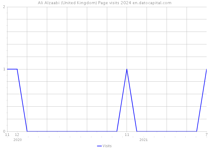 Ali Alzaabi (United Kingdom) Page visits 2024 