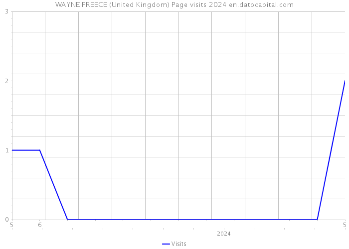 WAYNE PREECE (United Kingdom) Page visits 2024 