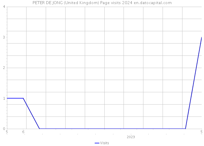 PETER DE JONG (United Kingdom) Page visits 2024 
