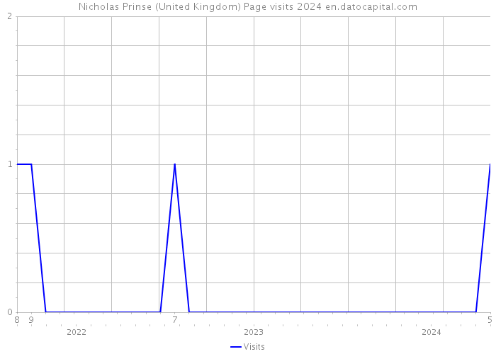 Nicholas Prinse (United Kingdom) Page visits 2024 