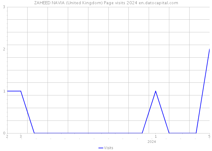ZAHEED NAVIA (United Kingdom) Page visits 2024 