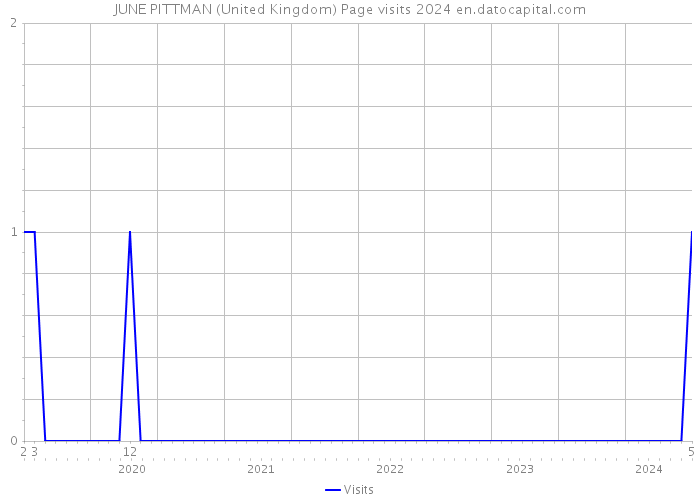 JUNE PITTMAN (United Kingdom) Page visits 2024 