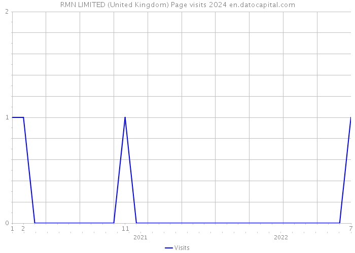 RMN LIMITED (United Kingdom) Page visits 2024 