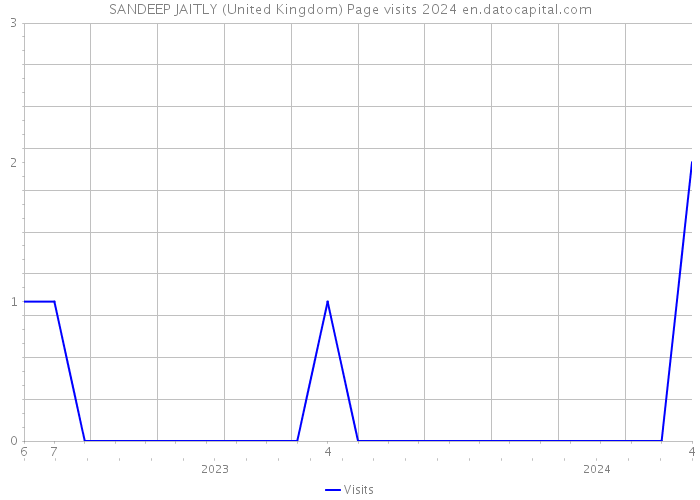 SANDEEP JAITLY (United Kingdom) Page visits 2024 