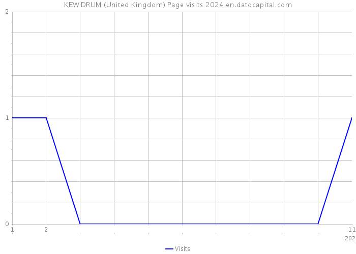 KEW DRUM (United Kingdom) Page visits 2024 