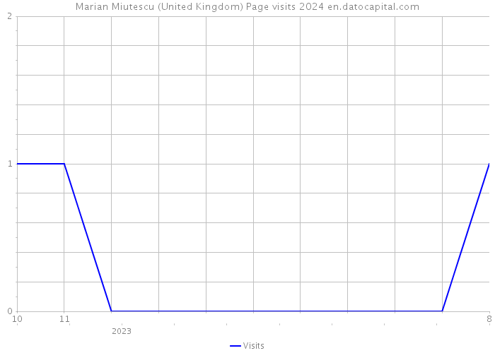 Marian Miutescu (United Kingdom) Page visits 2024 