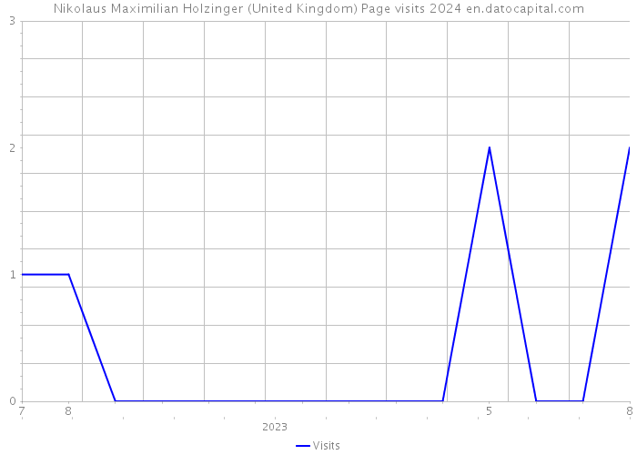 Nikolaus Maximilian Holzinger (United Kingdom) Page visits 2024 