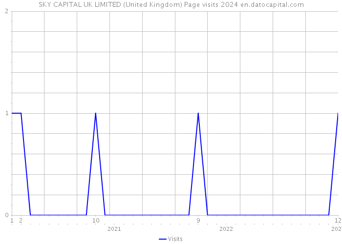 SKY CAPITAL UK LIMITED (United Kingdom) Page visits 2024 