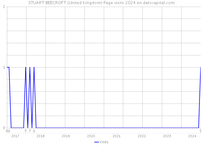 STUART BEECROFT (United Kingdom) Page visits 2024 