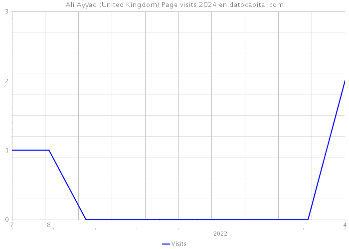 Ali Ayyad (United Kingdom) Page visits 2024 