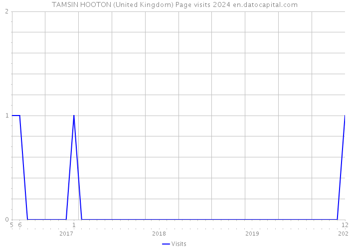 TAMSIN HOOTON (United Kingdom) Page visits 2024 