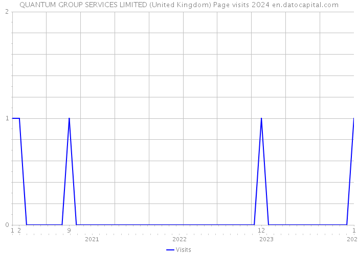 QUANTUM GROUP SERVICES LIMITED (United Kingdom) Page visits 2024 