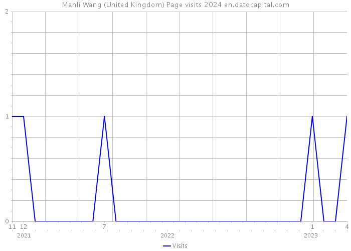 Manli Wang (United Kingdom) Page visits 2024 