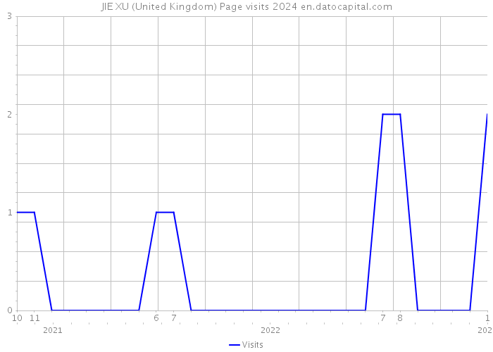JIE XU (United Kingdom) Page visits 2024 