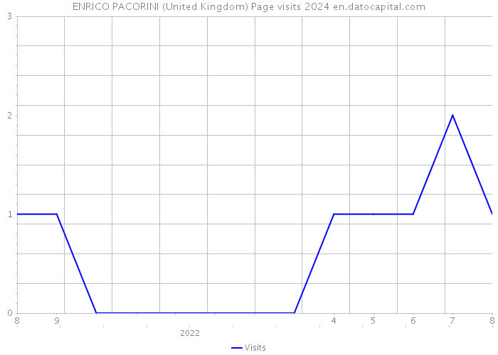 ENRICO PACORINI (United Kingdom) Page visits 2024 