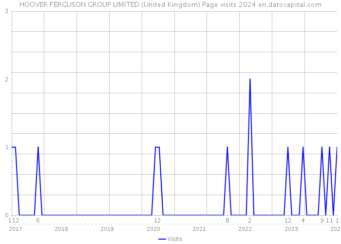HOOVER FERGUSON GROUP LIMITED (United Kingdom) Page visits 2024 