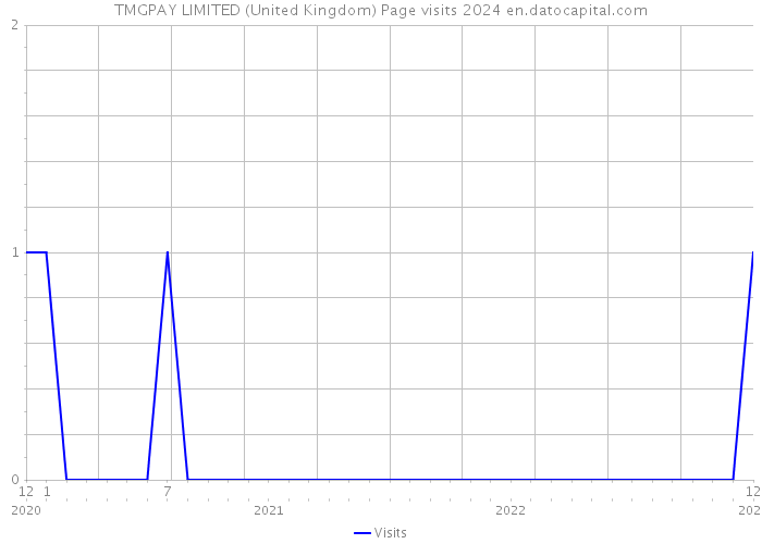 TMGPAY LIMITED (United Kingdom) Page visits 2024 