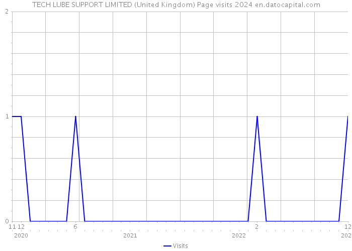 TECH LUBE SUPPORT LIMITED (United Kingdom) Page visits 2024 