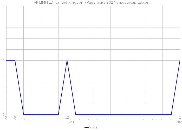 FVP LIMITED (United Kingdom) Page visits 2024 
