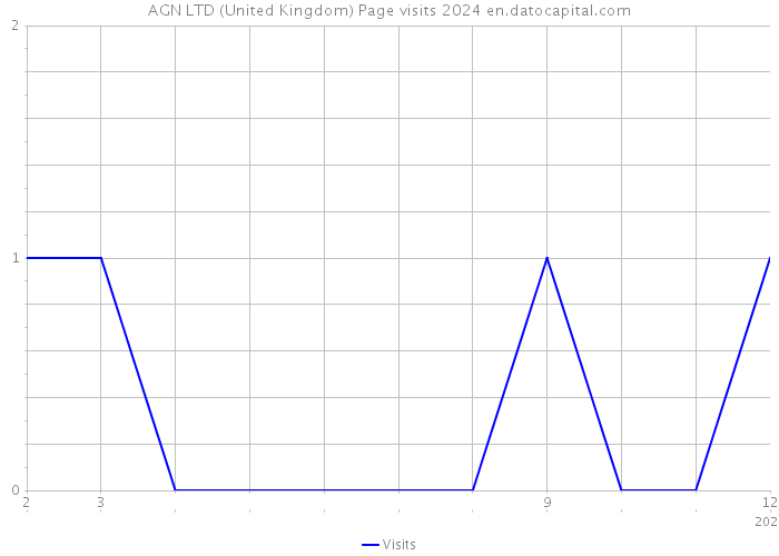 AGN LTD (United Kingdom) Page visits 2024 