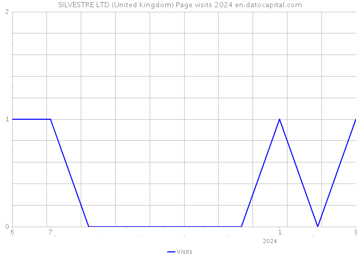 SILVESTRE LTD (United Kingdom) Page visits 2024 