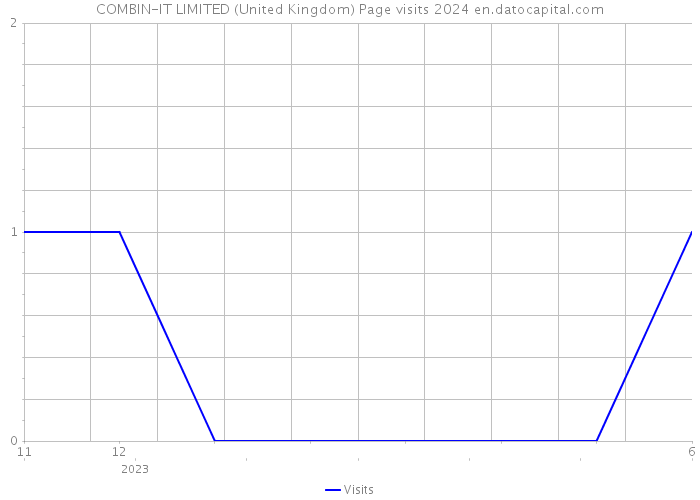 COMBIN-IT LIMITED (United Kingdom) Page visits 2024 