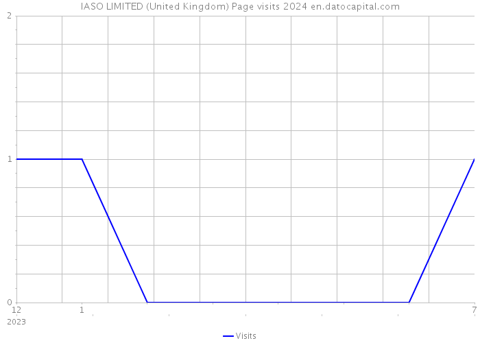 IASO LIMITED (United Kingdom) Page visits 2024 