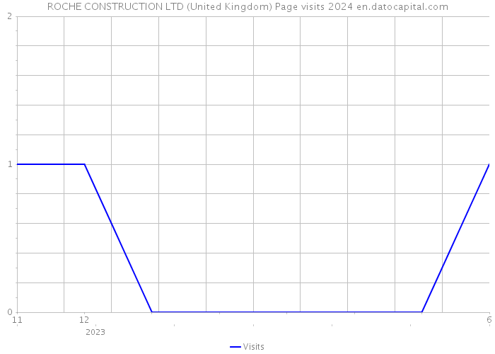 ROCHE CONSTRUCTION LTD (United Kingdom) Page visits 2024 