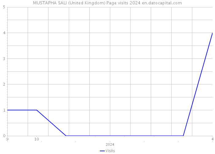 MUSTAPHA SALI (United Kingdom) Page visits 2024 