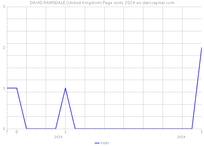 DAVID RAMSDALE (United Kingdom) Page visits 2024 